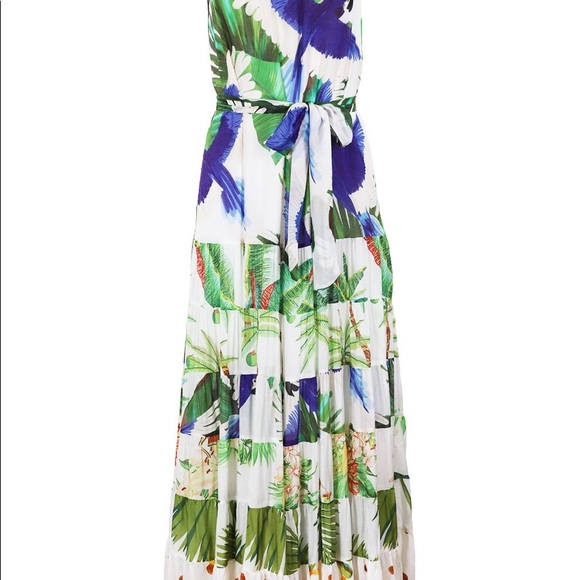 Farm Rio Mixed Palm Maxi Dress - Picture 2 of 4